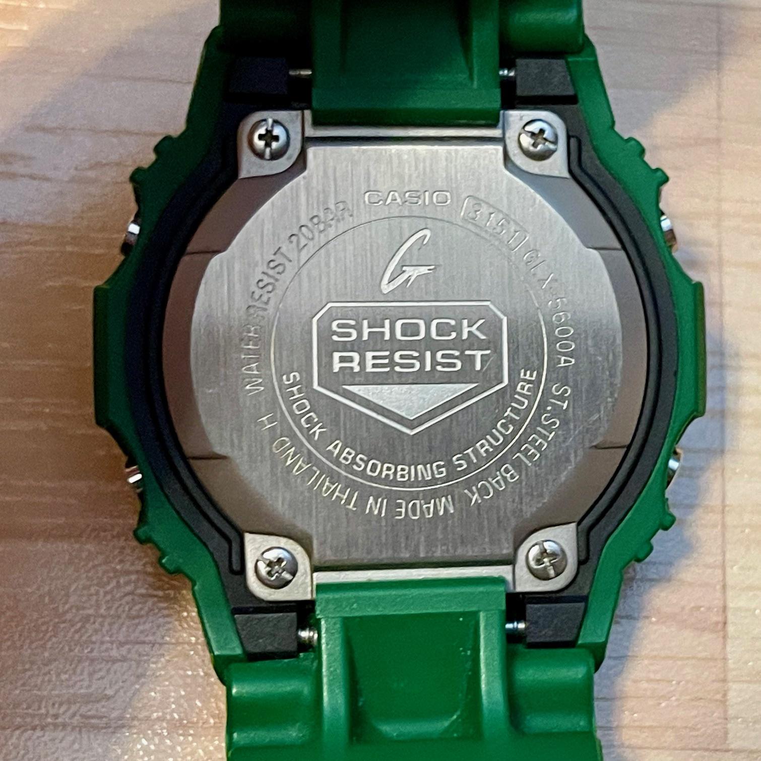 WTS] Casio G-Shock GLX-5600A-3 G-Lide Square Green Tide & Moon