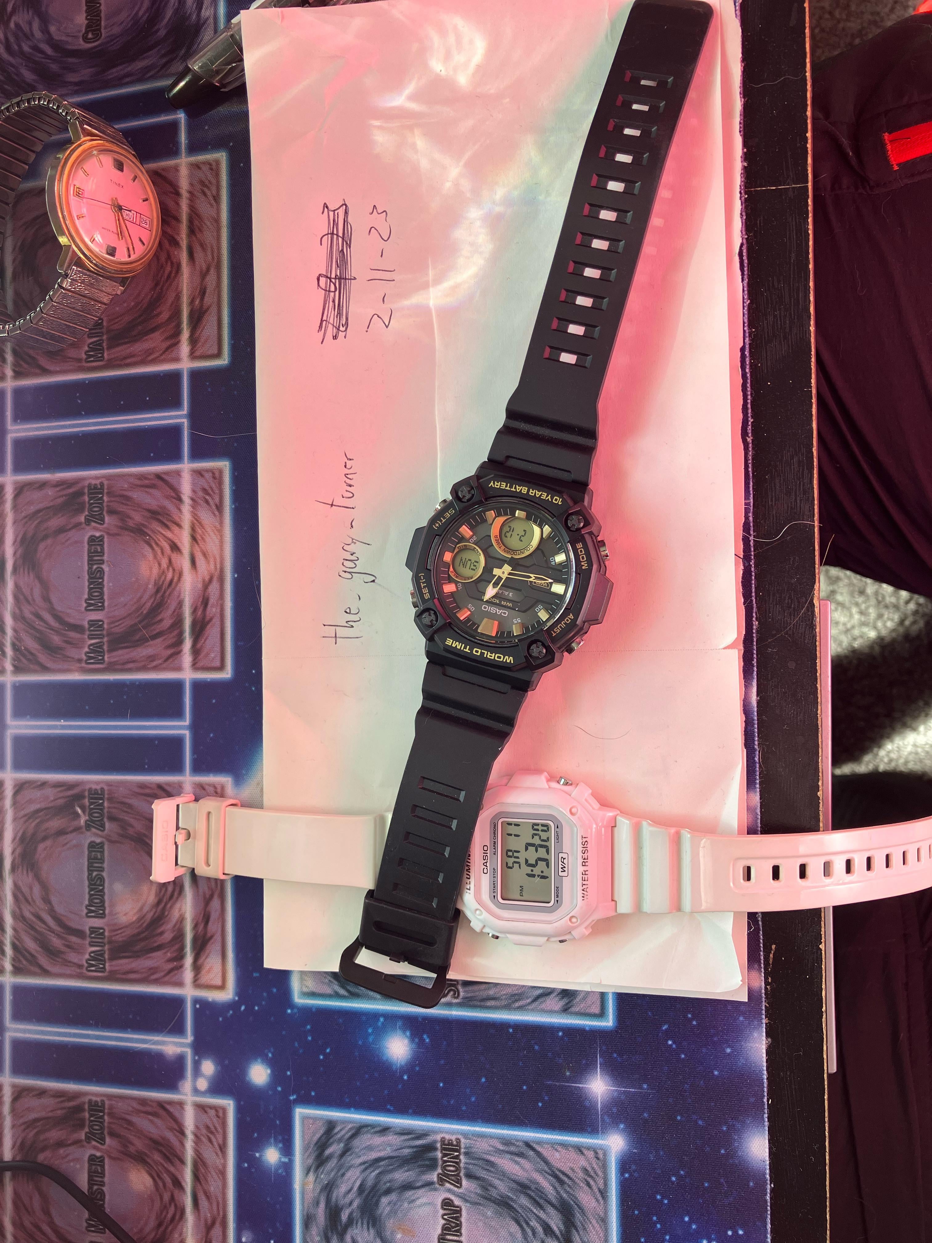 Casio Watch Salarms Wolrd Time Illuminator Model 3198 3299 AE