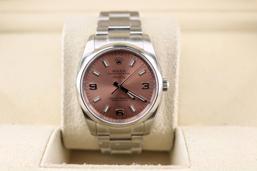 Rolex air shop king rose gold