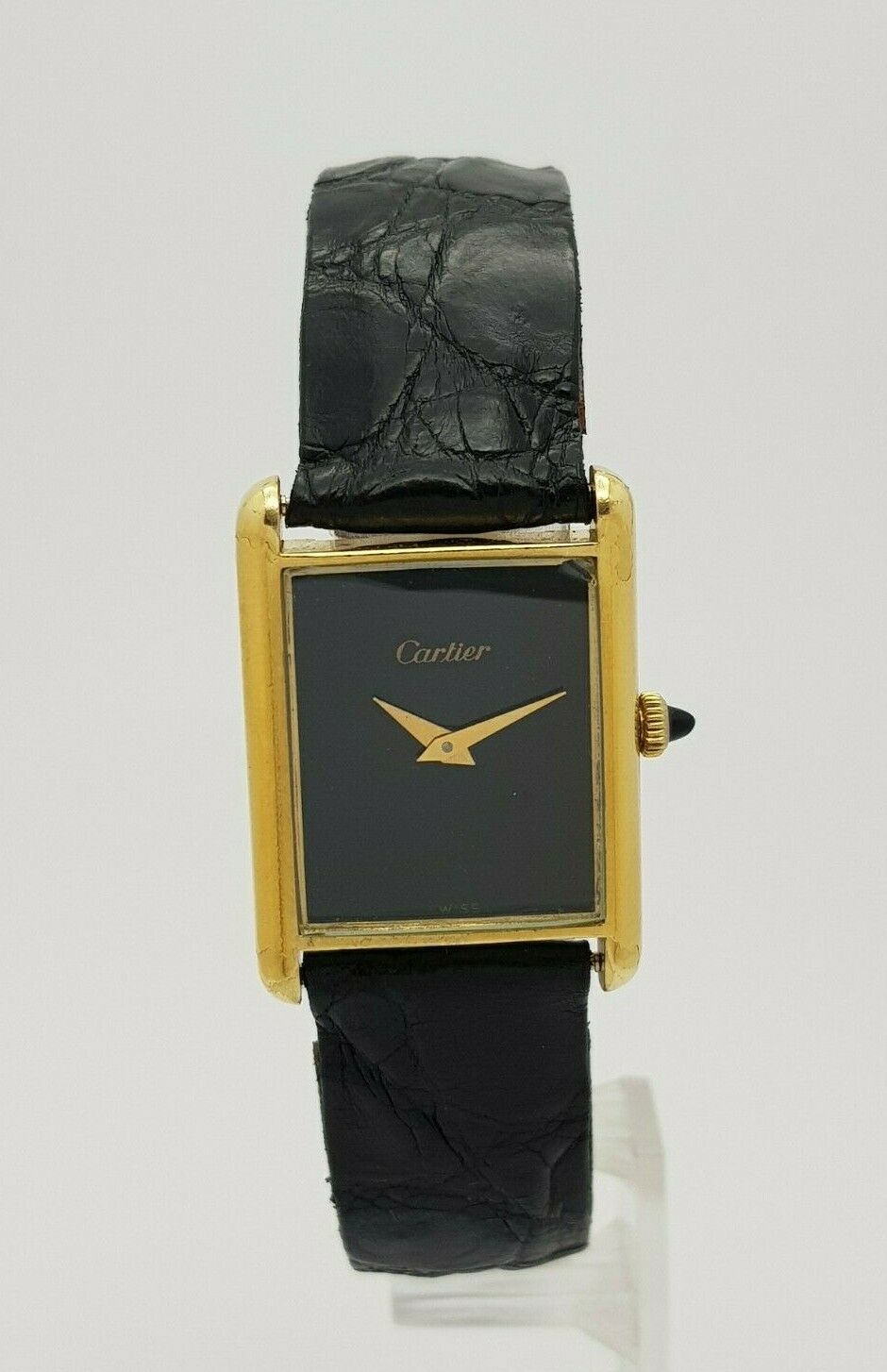 Cartier tank sale 18k electroplated