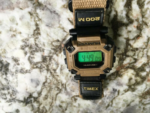 RARE Timex Humvee Digital Military Watch NICE Condition Fresh Battery SUPER WatchCharts