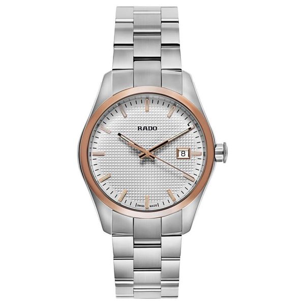 Rado Hyperchrome Menâ s R32184123 Silver Dial Stainless Steel Watch ...