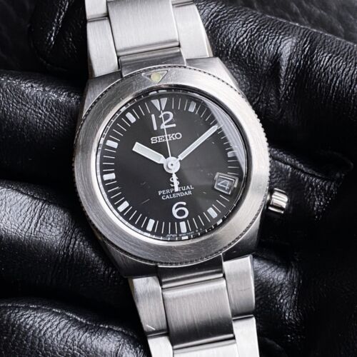 サブサブ様オーダー SEIKO VINTAGE SUS SCFA001 8F32-0210 HAQ PERPETUAL CALENDAR DIVER
