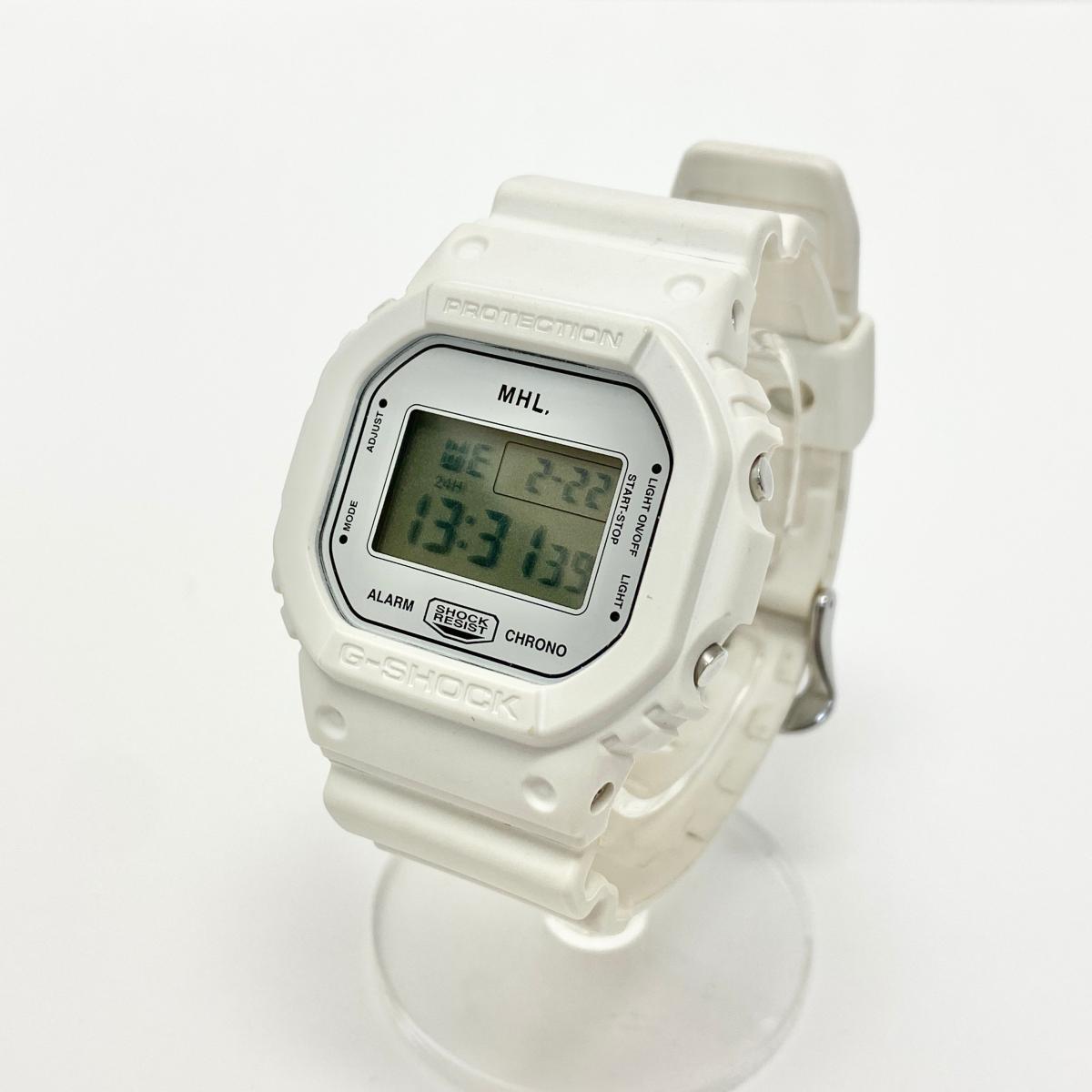 G-SHOCK×MHL. G-Shock×MHL Watch Quartz DW-5600VT White Ladies