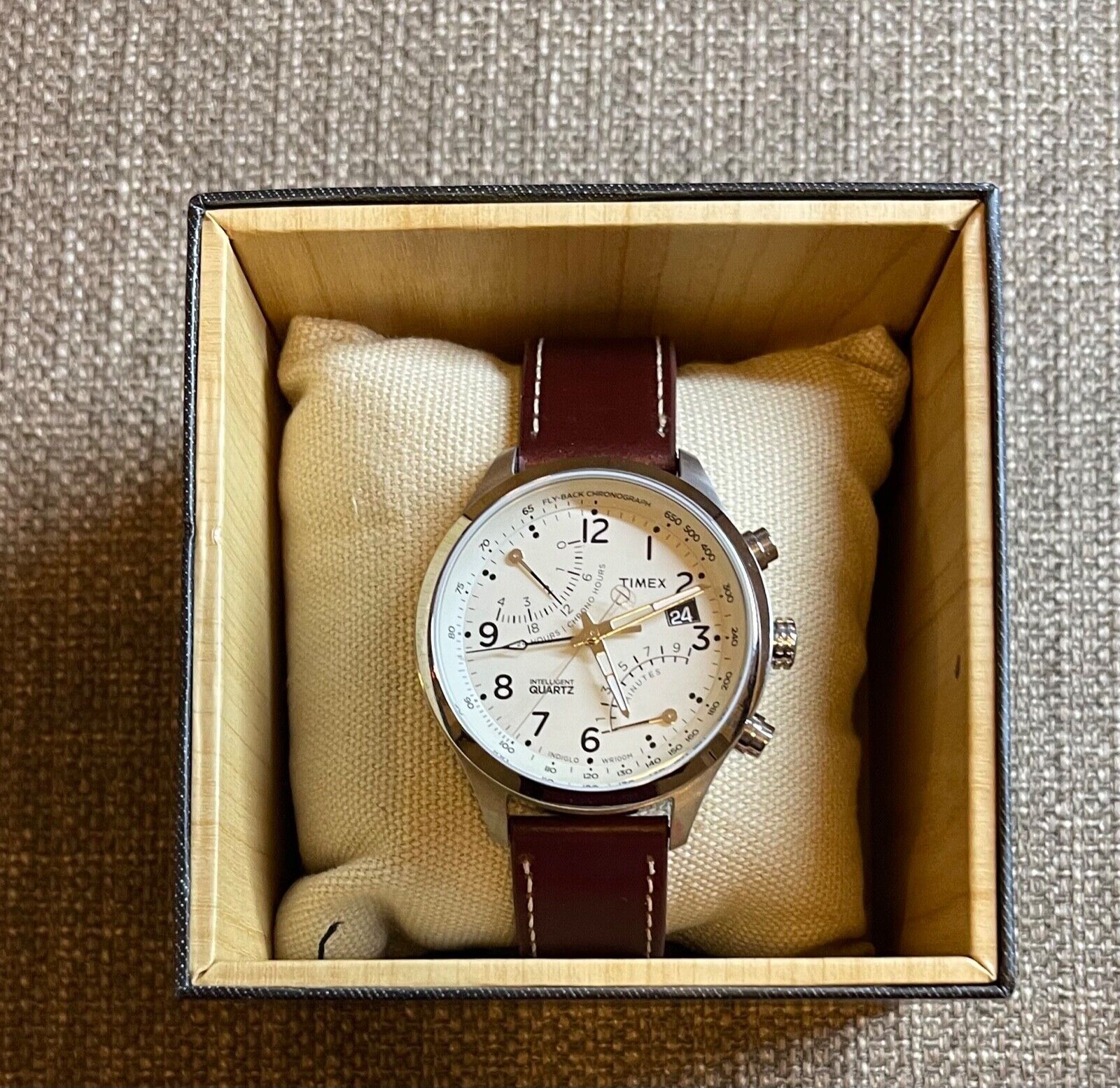 Timex Intelligent Quartz Fly-Back Chronograph Watch Model Timex Intelligent Quartz Fly-Back Chronograph Watch Model