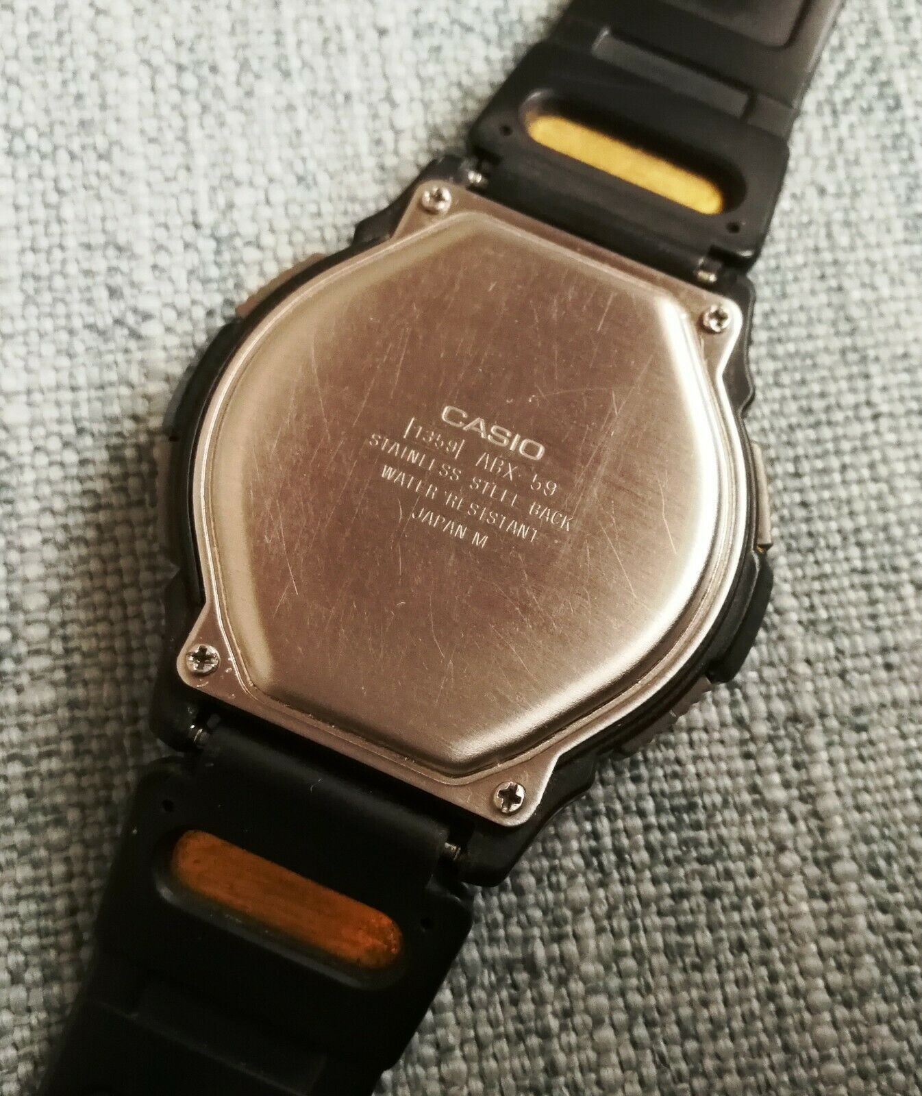 vintage casio abx-59 twincept databank illuminator lcd watch japan