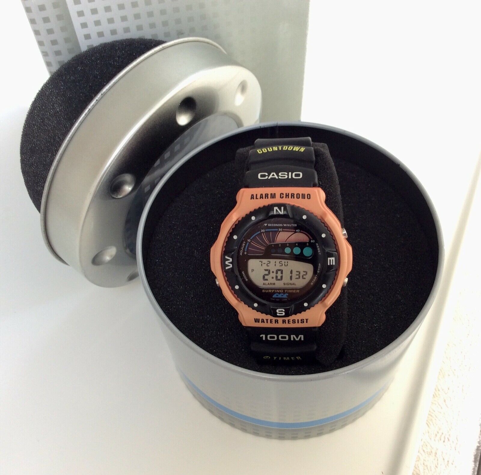 Casio Surfing Timer suf 100 digital Watch vintage module 942 