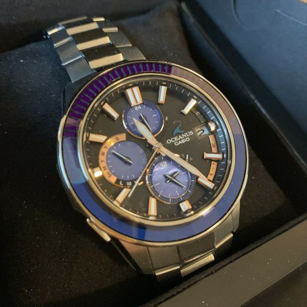 Very Rare CASIO OCEANUS OCW-S4000S-1A Watch JAPAN F/S