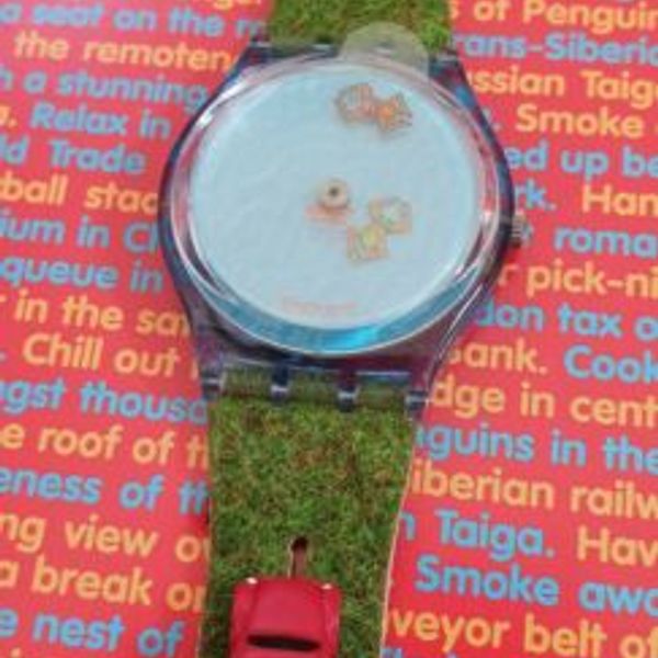 SWATCH WATCH GN197 PICK-NICK Full Packaging with plastic SWATCH WATCH GN197 PICK-NICK Full Packaging with plastic