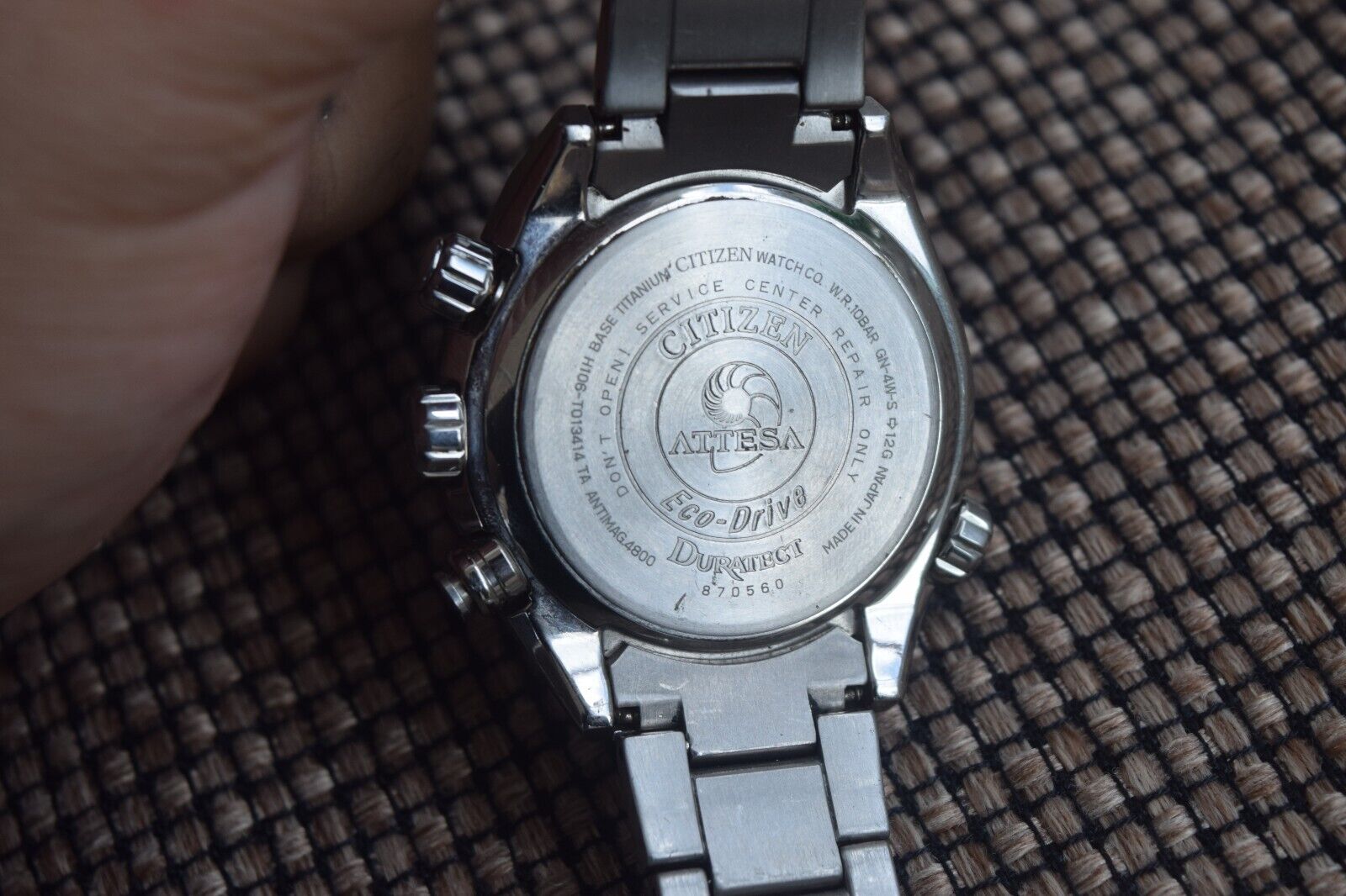 Citizen Attesa Eco-Drive Duratect H106-T013414 TA SN 870560