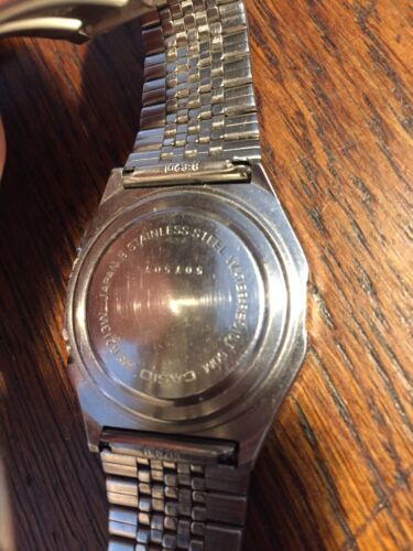 Casio B213W All Stainless Steel 50WR Vintage - Magnifique