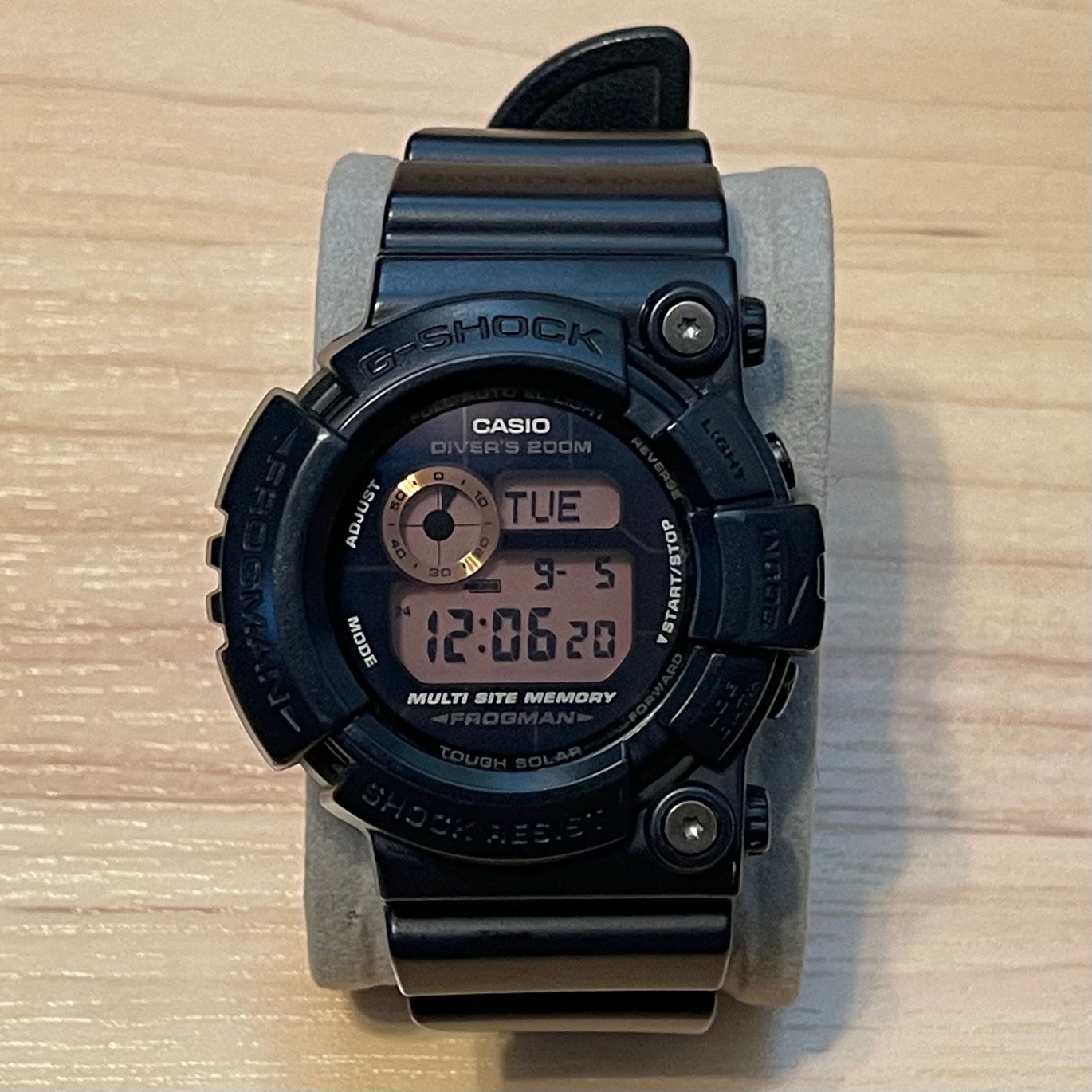 WTS] Casio G-Shock GW-200MS-1 Men in Rusty Black Frogman Tough Solar Master  of G Digital Watch GW200 | WatchCharts Marketplace