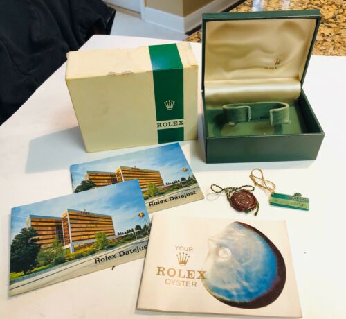 Rolex Vintage Box With Paper Work And Tags 06.00.06 Switzerland