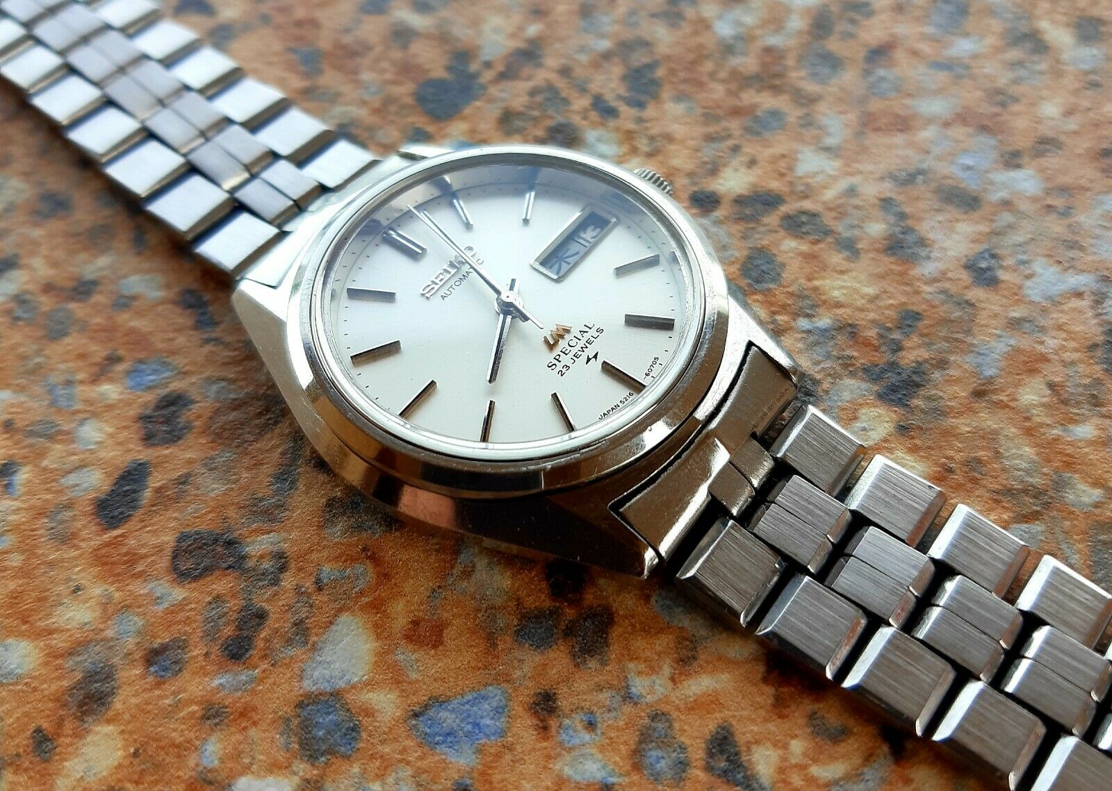 Seiko LM Special 23 Jewels Automatic 5216 6050 December 1973 Kanji