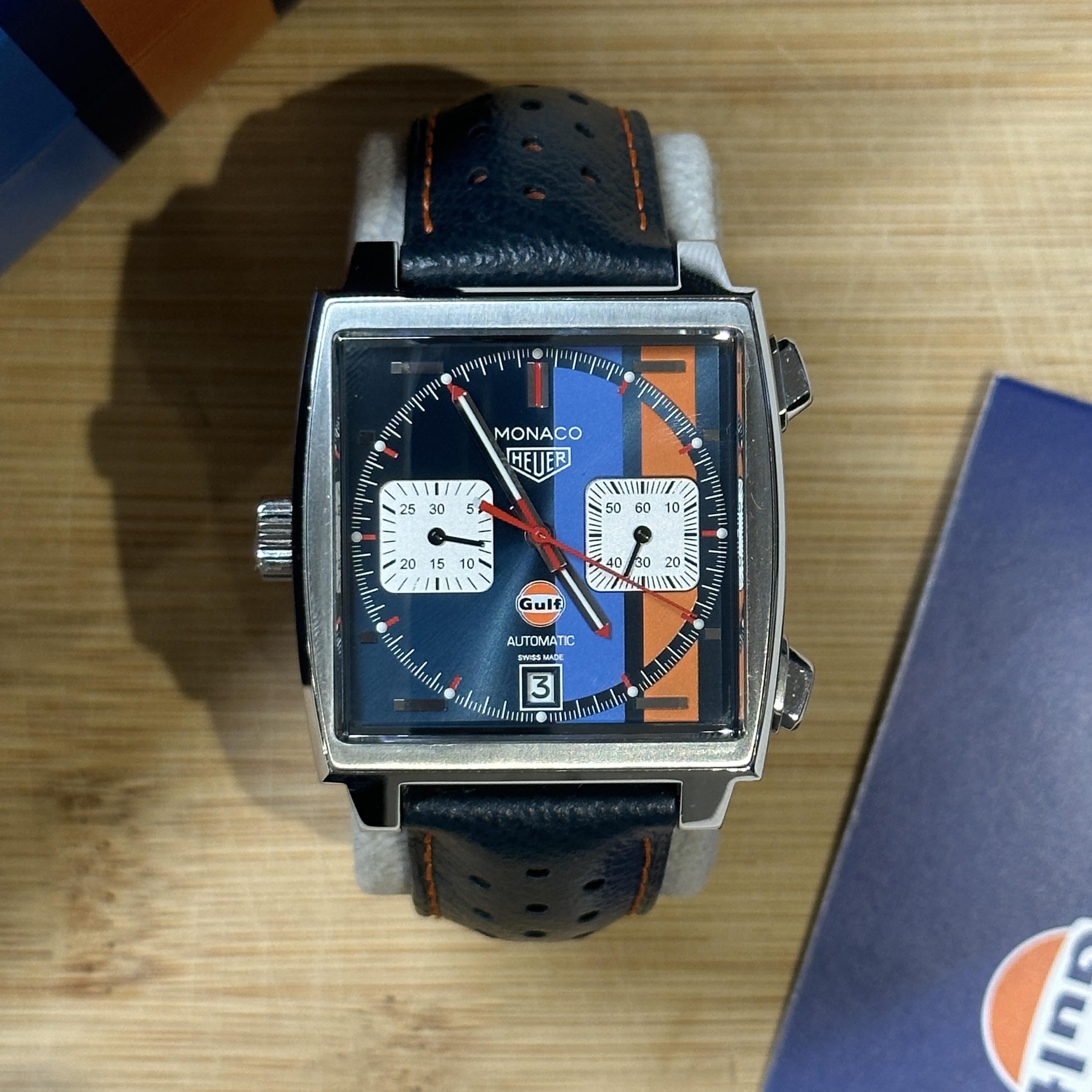 WTS Rare Steve McQueen Gulf Limited Edition Tag Heuer Monaco 39