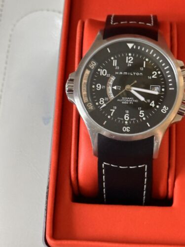 HAMILTON Khaki Navy H77615133 GMT MAKE AN OFFER WatchCharts