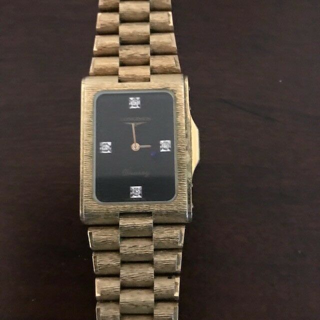 Vintage 1980 S Longines Classic Rectangular Gold Plated Quartz Watch   F9319e81 Bc6e 4fa7 820f 27518c10858d 