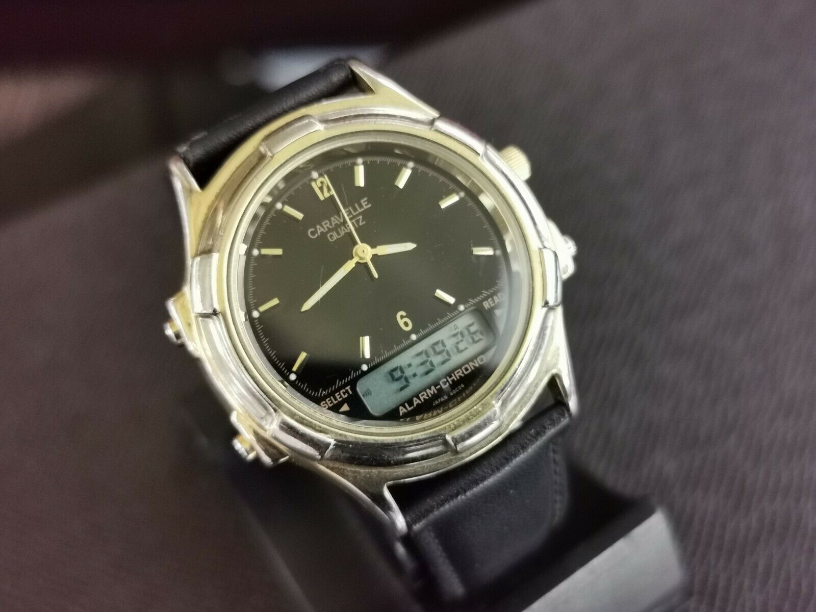 vintage men's Caravelle by Bulova Ana Digi alarm-chrono watch | WatchCharts