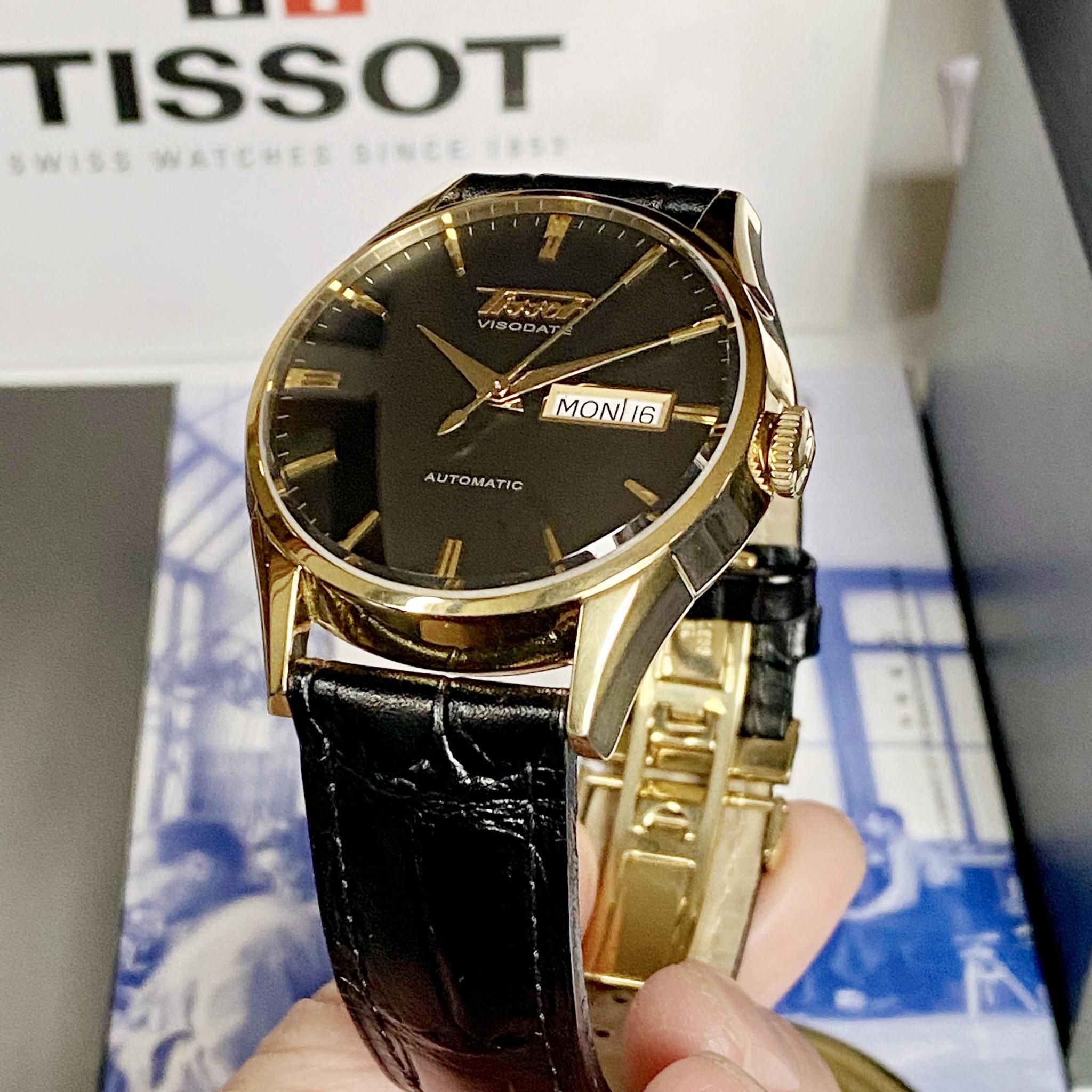 Tissot heritage hotsell visodate automatic gold