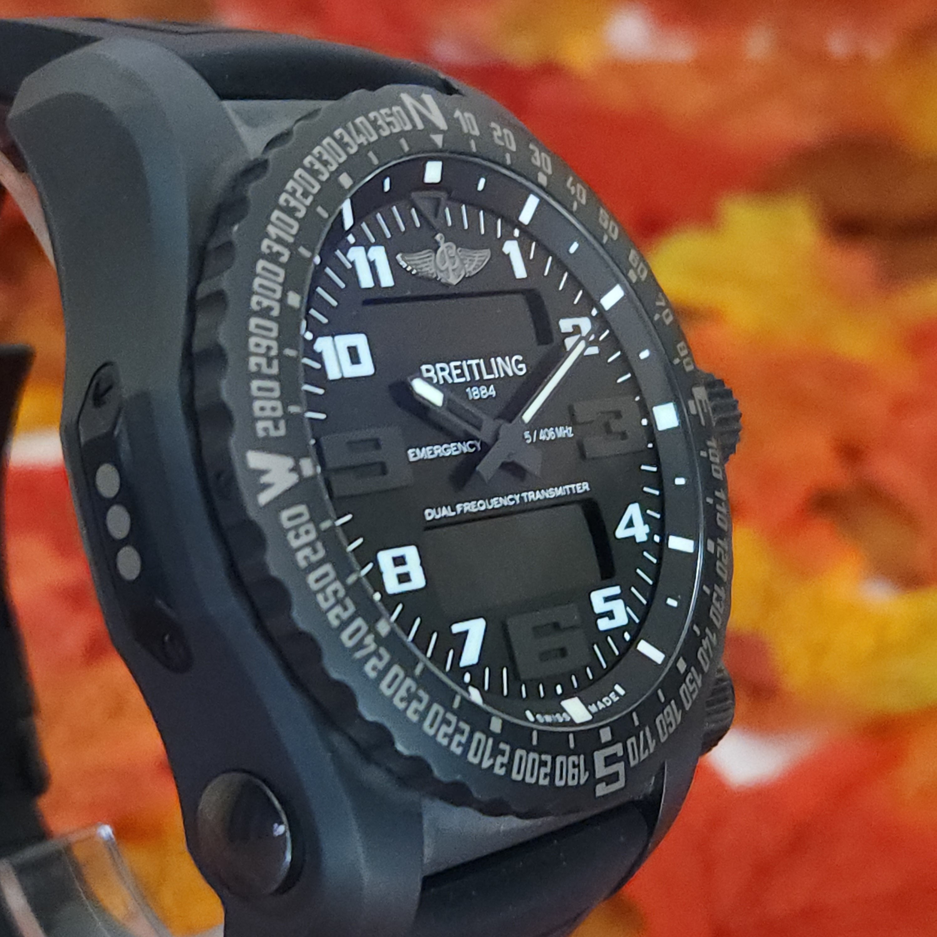 Breitling emergency store black