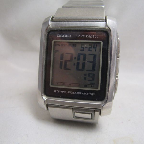 Casio WV-300 (3023) Wave Ceptor Men's Digital WR Quartz Watch Untested ...