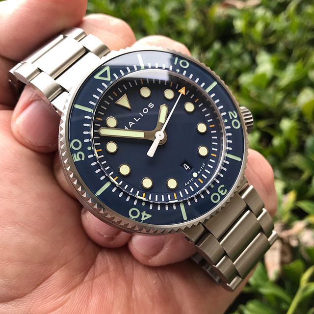 Halios Puck II Blue Dial Full Kit WatchCharts Marketplace