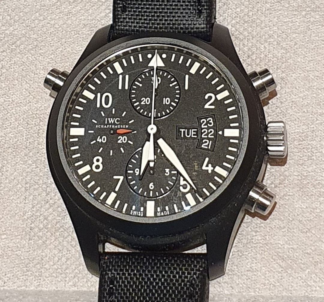 IWC 3786 Ceramic Pilot s Watch Double Chronograph 44mm