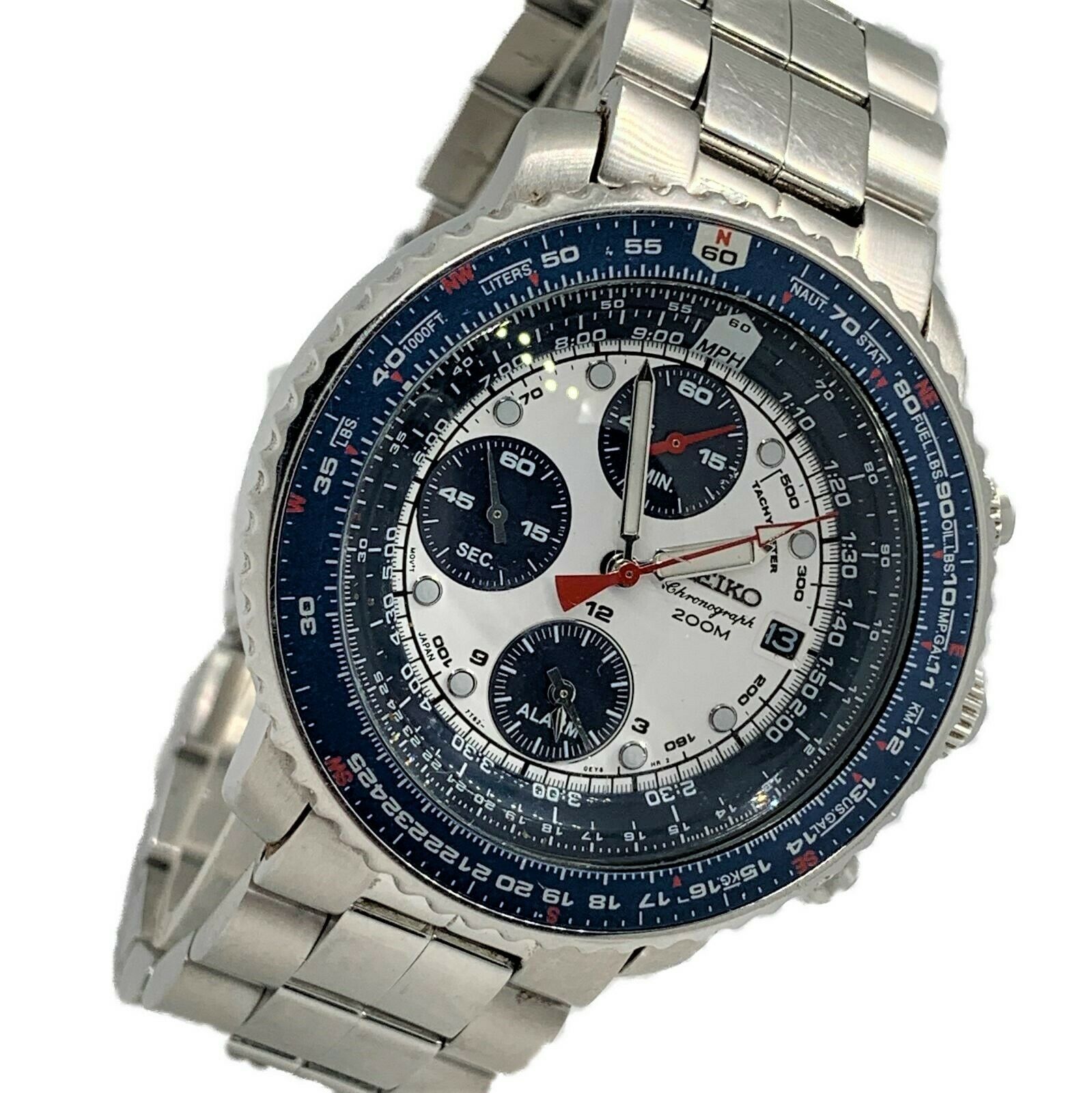 Seiko flightmaster hot sale chronograph 200m