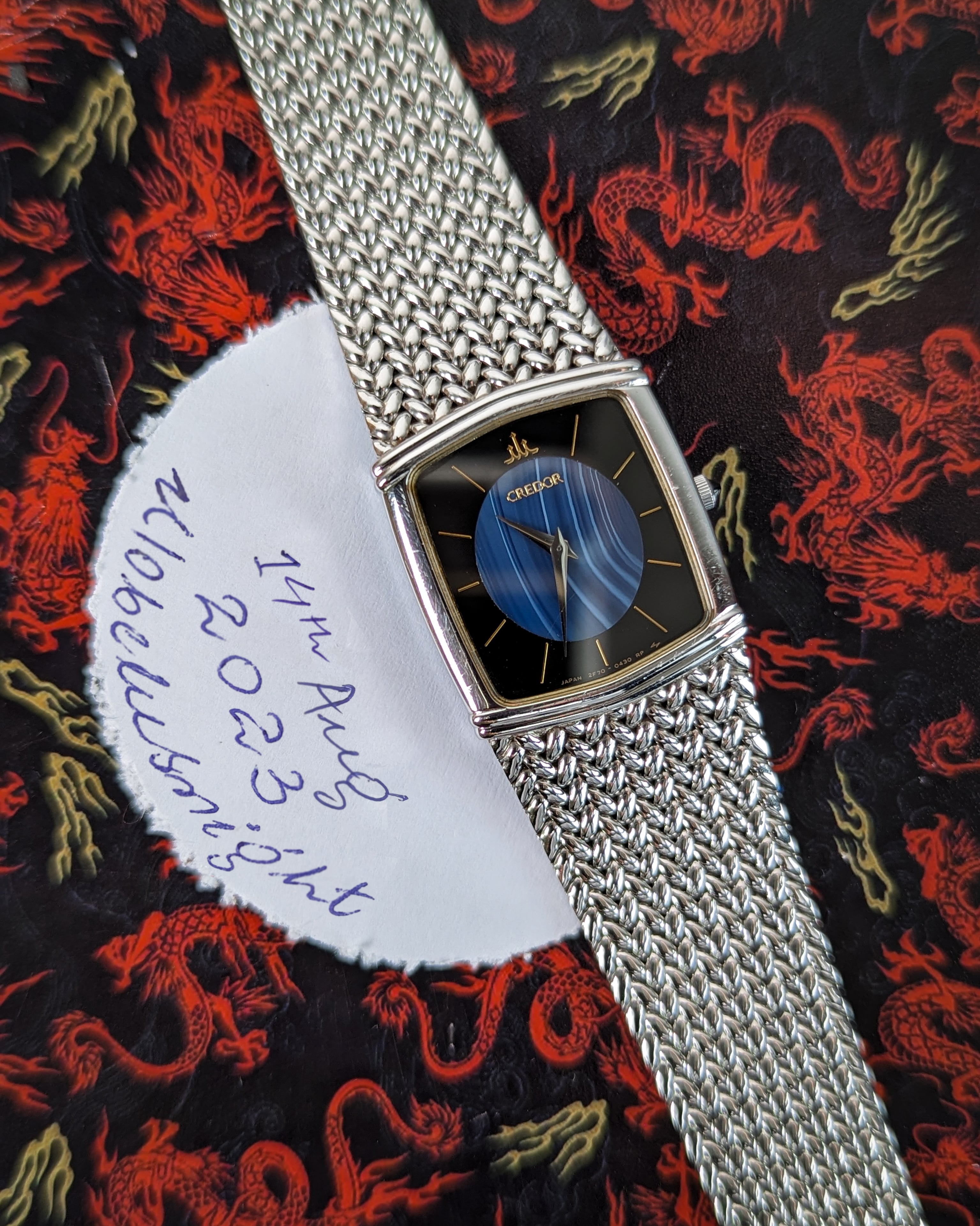 WTS] Vintage Seiko Credor – 2F70-5390 – 12J Quartz Movement