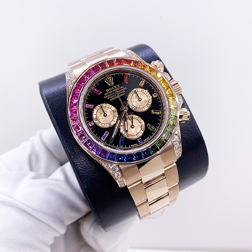 Rose gold hot sale daytona rainbow