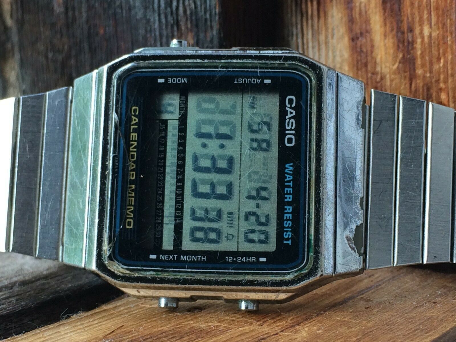 AUTHENTIC Nice Vintage Gents CASIO A280 CALENDAR MEMO Digital