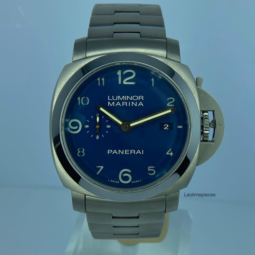 FSOT Panerai Luminor Marina PAM 745 Harrods LE 100 Blue Titanium