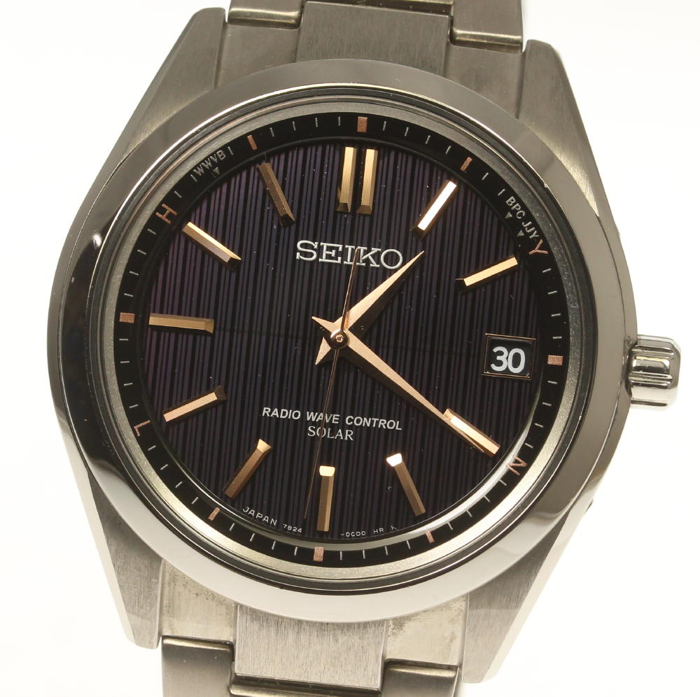 ☆ Good product [SEIKO] Seiko Brights Date SAGZ087 7B24-0BH0 Solar Radio Men  [Used] | WatchCharts