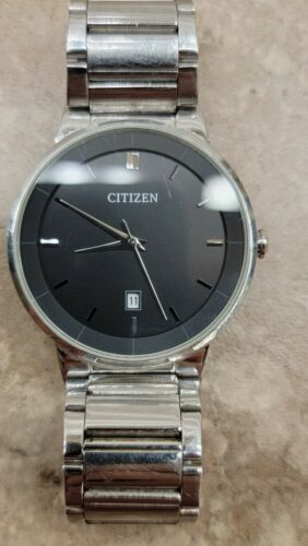 ☆送料無料☆Citizen メンズウォッチ クオーツ式 G111-S101760☆シチズン☆ Citizen G111-S101760 Mens Stainless Quartz Watch Black Dial