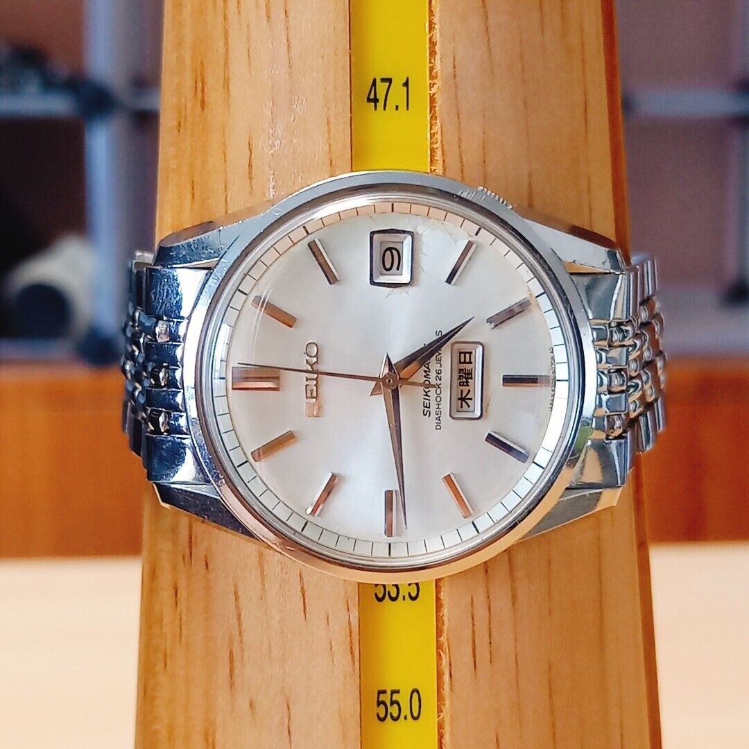SEIKO SEIKOMATIC WEEKDATER 6206-8040 Vintage JAPAN 26J 【Mint】 SN