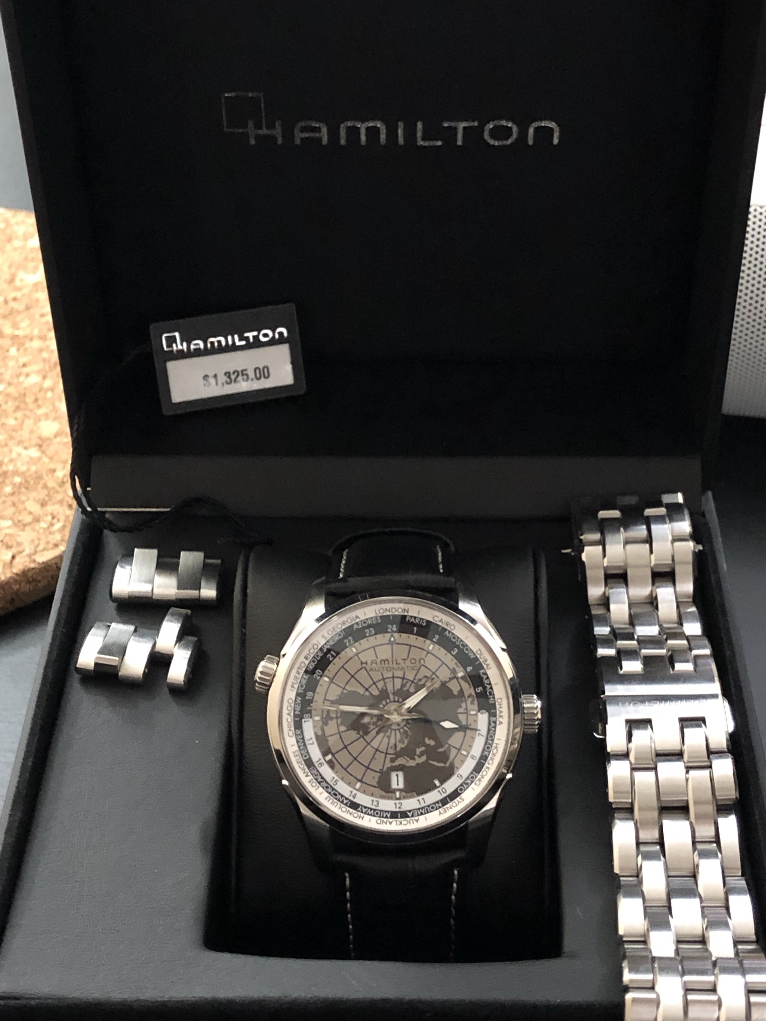 Hamilton jazzmaster store gmt world