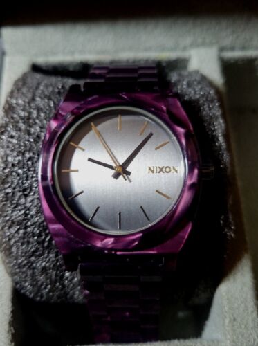 Nixon time teller on sale purple