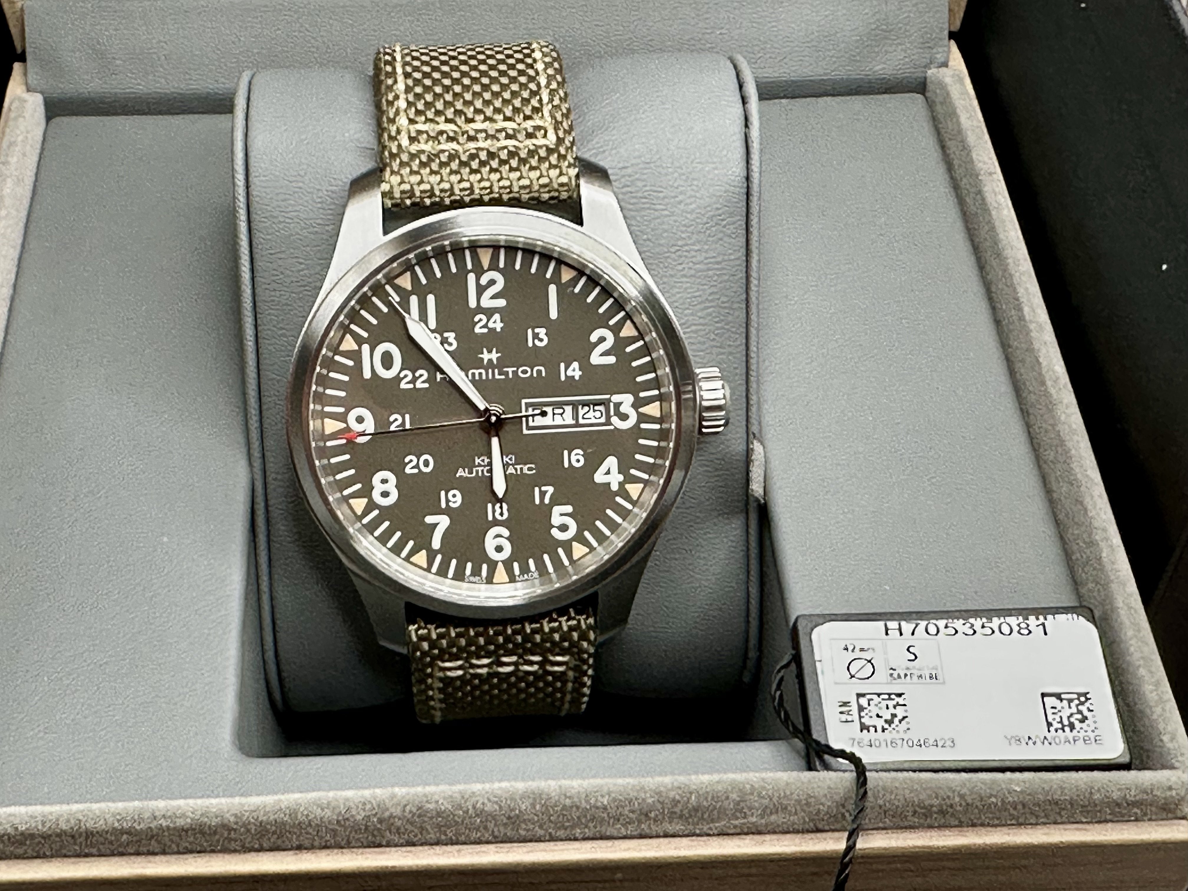 Hamilton Khaki Field Automatic H70535081 WatchCharts