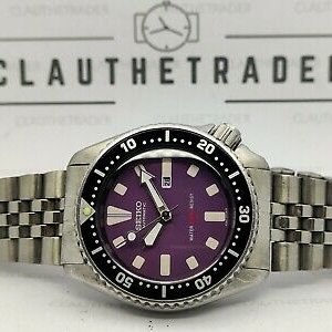 VINTAGE SEIKO DIVER 4205-0155 PURPLE DIAL AUTOMATIC WATCH : 511963 |  WatchCharts