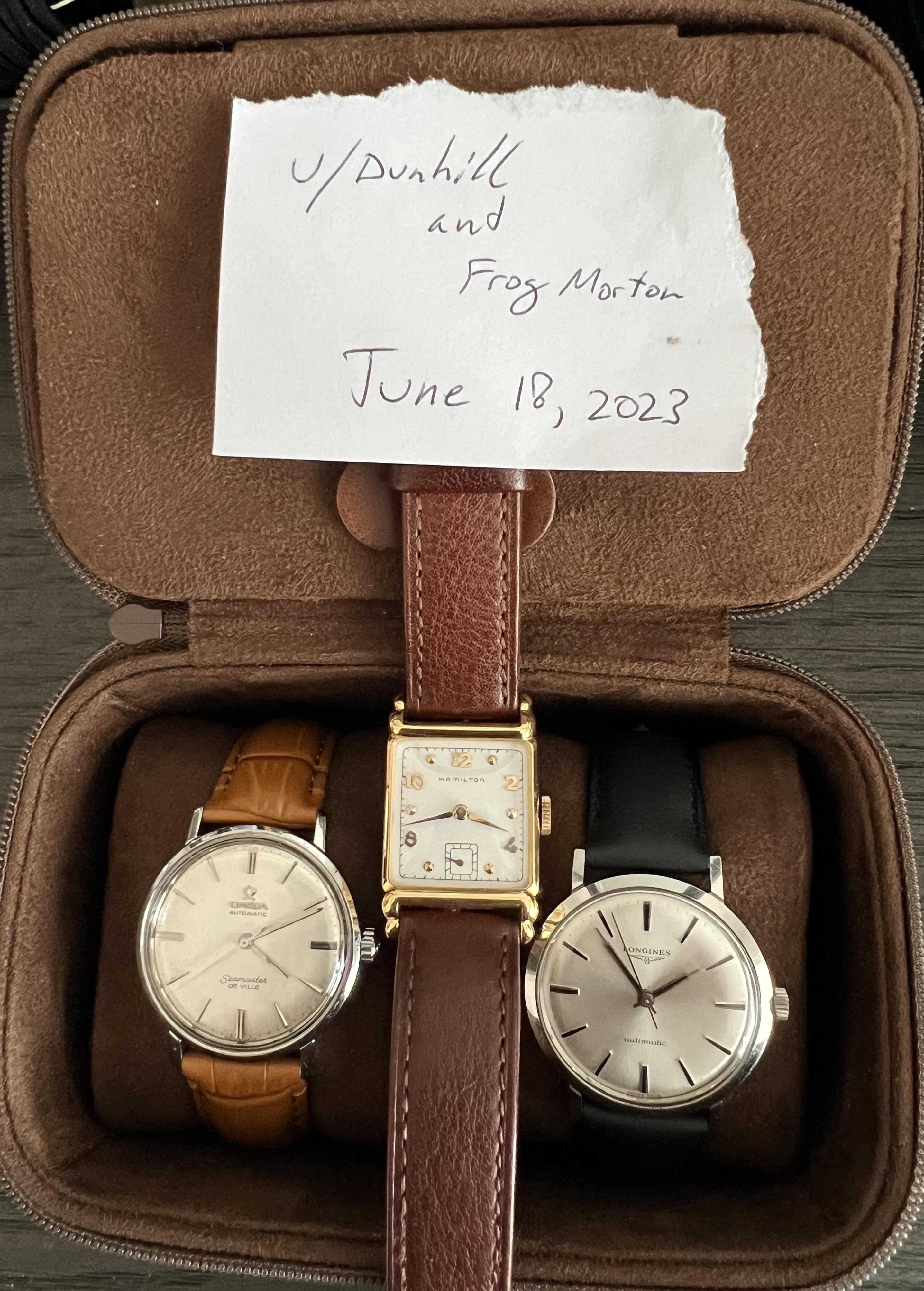 WTT 1963 Omega Seamaster Deville 1964 Longines Automatic 1946