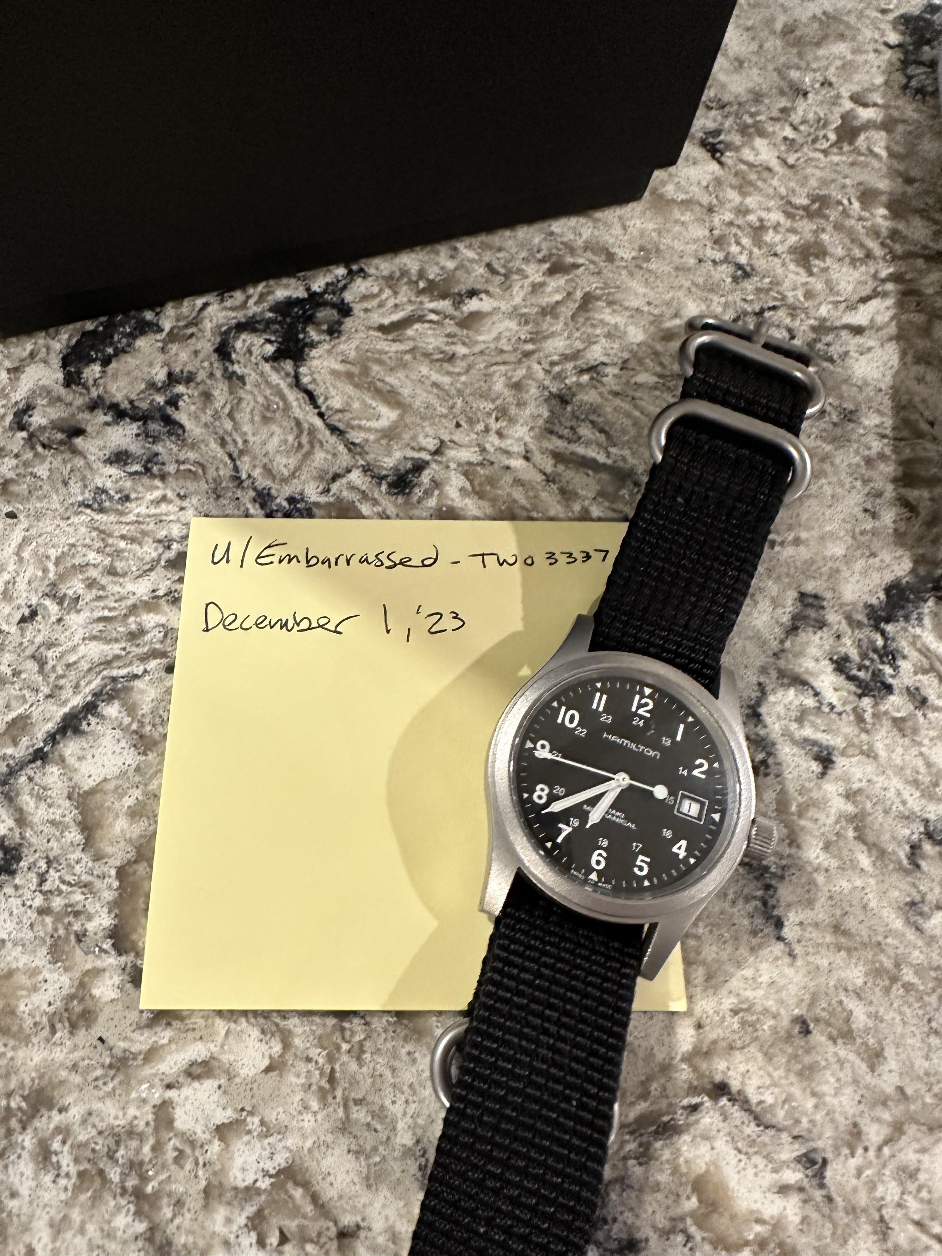 Hamilton clearance khaki eta