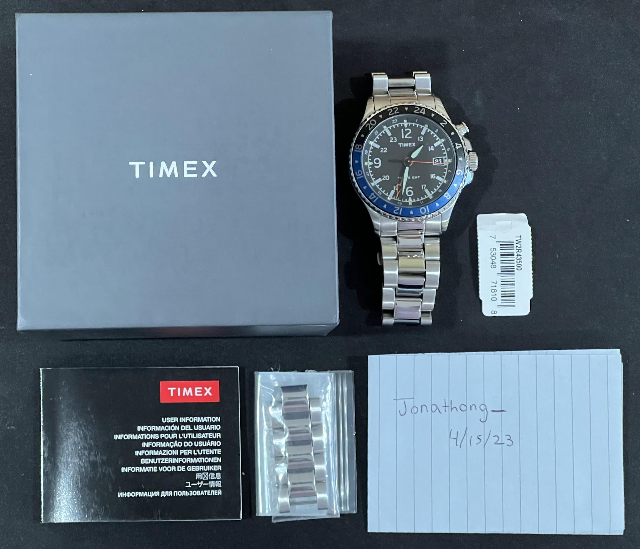 Timex allied hotsell three gmt