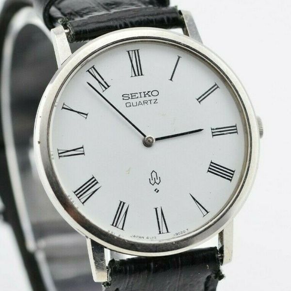 Vintage Unisex Seiko Quartz Watch Roman Numerals 4130-9001 JDM G287/ |  WatchCharts