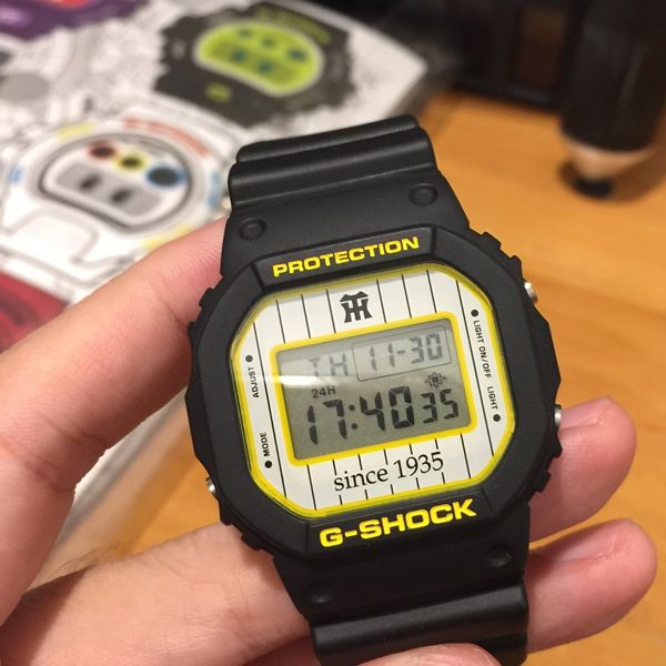 G-SHOCK HANSHIN Tigers 腕時計 Casio reveals new G-Shock x Hanshin Tigers limited edition watch