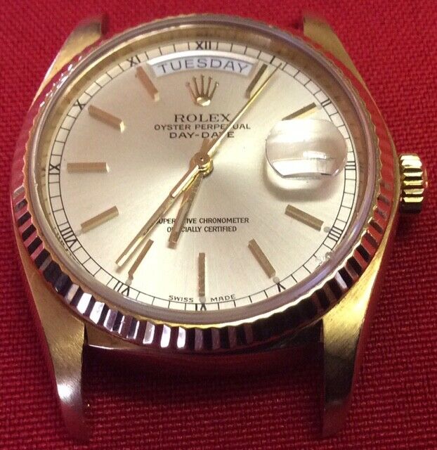 ROLEX MEN S 18K YELLOW GOLD VINTAGE DAY DATE PRESIDENT MDL