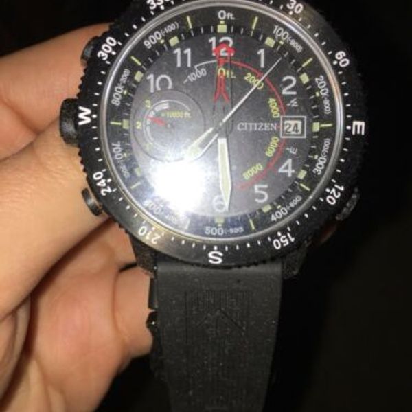 CITIZEN PROMASTER ALTICHRON BLACK DIAL SPORTS WATCH BN505807E
