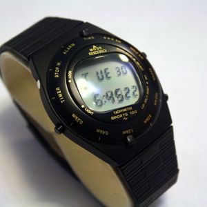 SEIKO Speedmaster Giugiaro Chronograph A828-4019 Quartz Vintage