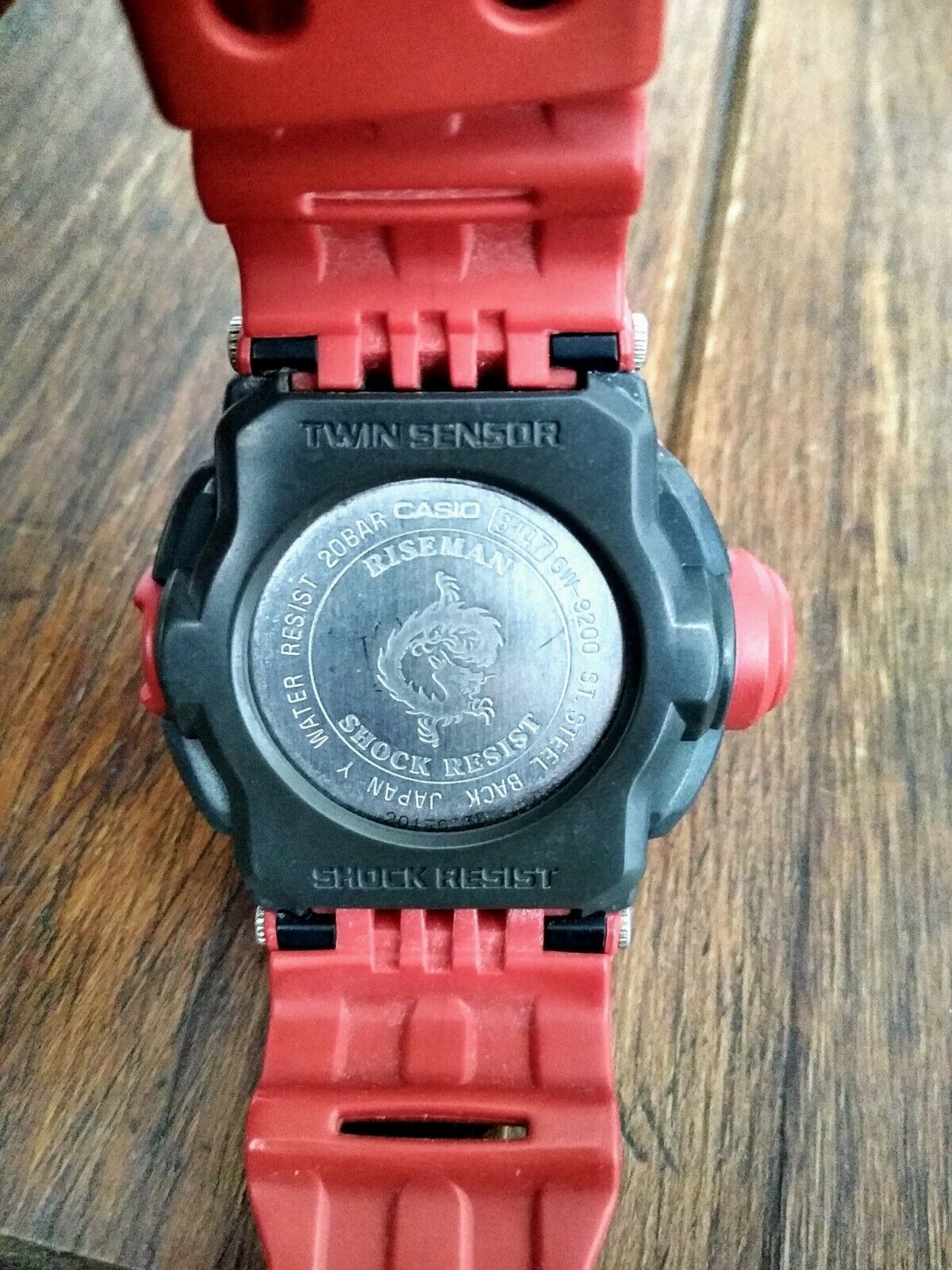 Authentic Red CASIO G-SHOCK Riseman GW-9200 Solar Quartz Men's