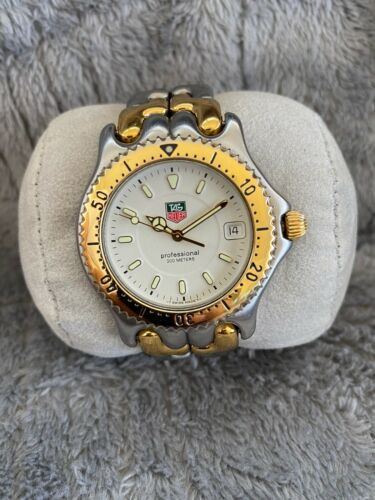 TAG HEUER PROFESSIONAL 200M TWO TONE WATCH WG1122 KO WatchCharts