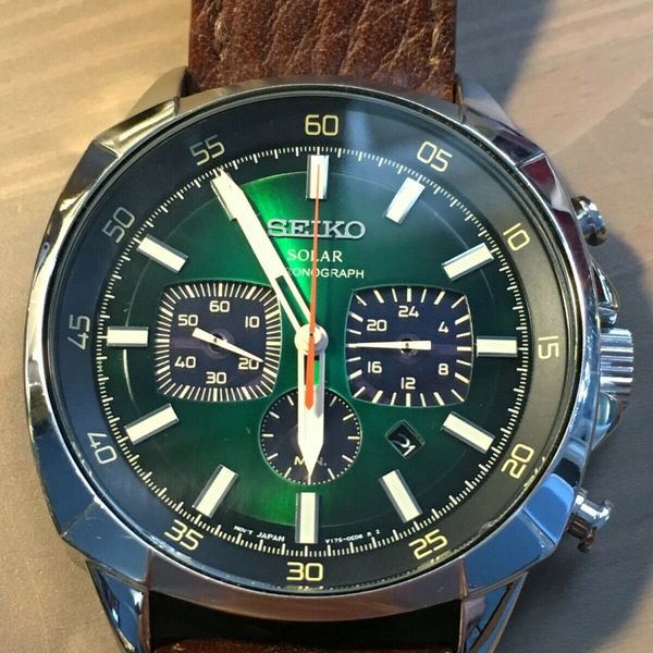 Seiko Solar Chronograph model V175-0DN0 | WatchCharts Marketplace